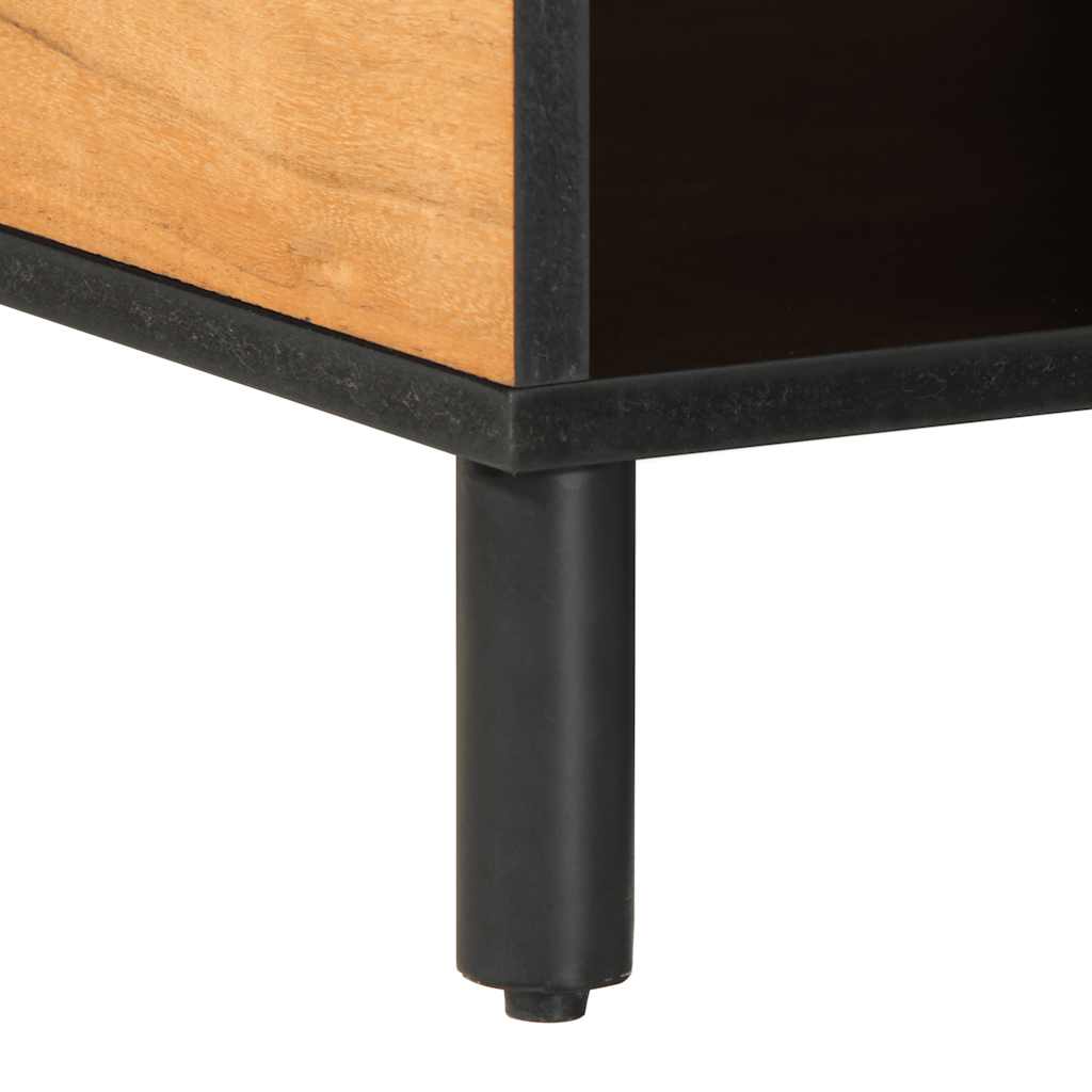 Tavolino da Salotto 80x50x40 cm Legno Massello di Acacia