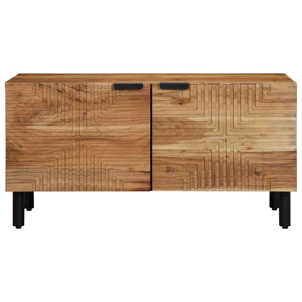 Tavolino da Salotto 80x50x40 cm Legno Massello di Acacia 4017761