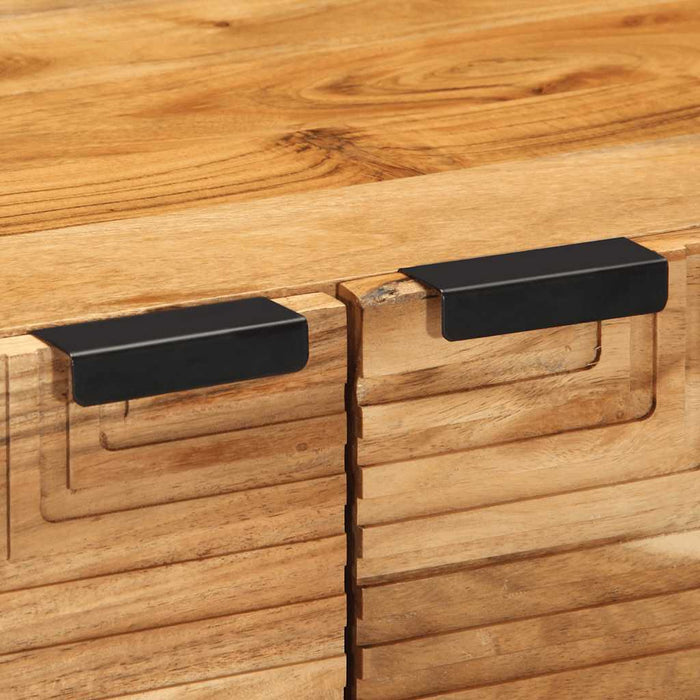 Tavolino da Salotto 80x50x40 cm Legno Massello di Acacia