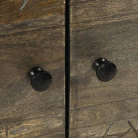 Tavolino da Salotto Grigio Chiaro 80x50x40 cm Legno di Mango