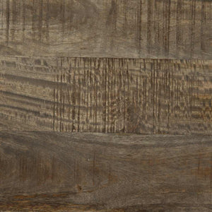 vidaXL Comodino Grigio Chiaro 50x33x60 cm in Legno Massello di Mango