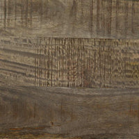 Tavolino Grigio Chiaro 100x54x40cm in Legno Massello di Mango 4017804