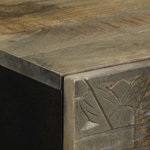 Mobile da Bagno a Parete 38x33x48 cm in Legno Massello di Mango