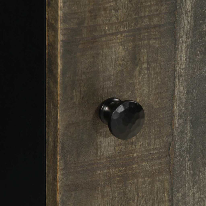 Mobile da Bagno 38x33x58 cm in Legno Massello di Mango