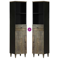 Mobile da Bagno 38x33x160 cm in Legno Massello di Mango 4017814