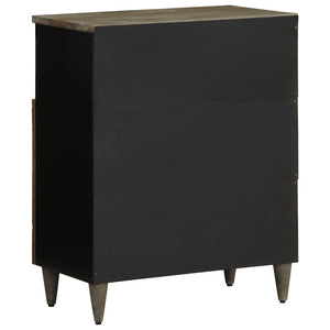vidaXL Credenza 60x33x75 cm in Legno Massello di Mango