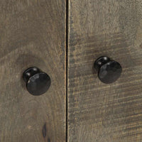 vidaXL Credenza 60x33x75 cm in Legno Massello di Mango