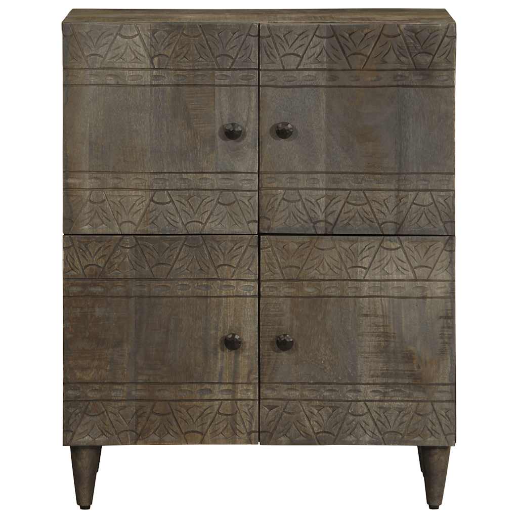 Credenza-Buffet-Armadio da cucina 60x33x75 cm in Legno Massello di Mango 193111