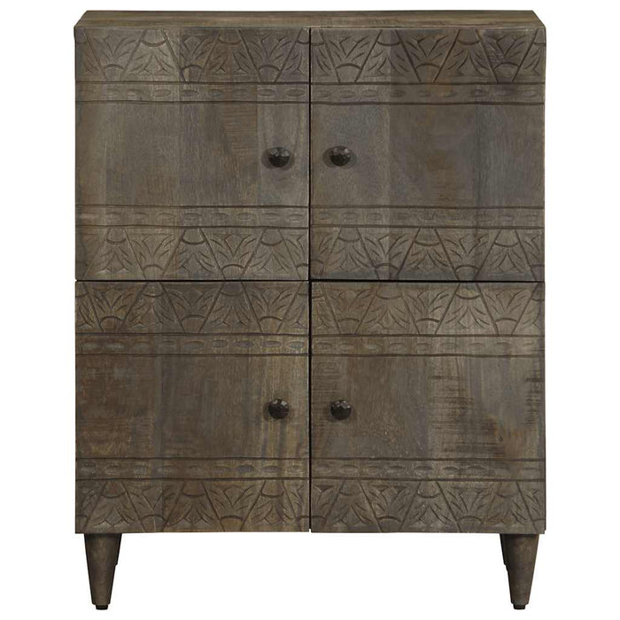 Credenza-Buffet-Armadio da cucina 60x33x75 cm in Legno Massello di Mango 193111