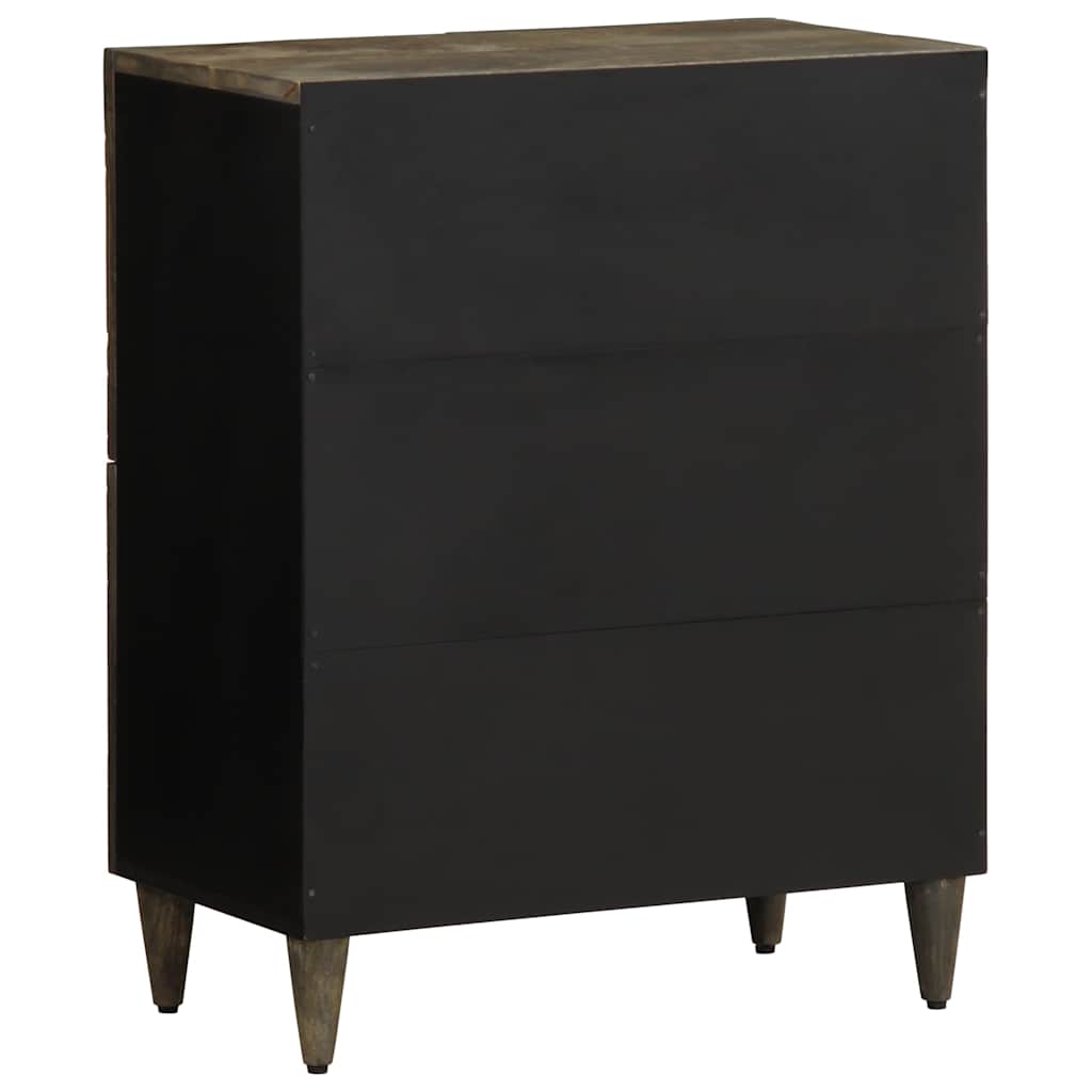 Credenza-Buffet-Armadio da cucina 60x33x75 cm in Legno Massello di Mango 193111