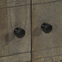 Credenza-Buffet-Armadio da cucina 60x33x75 cm in Legno Massello di Mango 193111