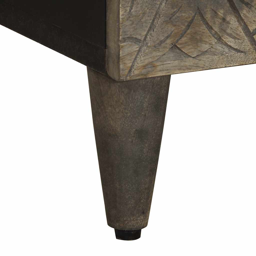 Credenza-Buffet-Armadio da cucina 80x33x75 cm in Legno Massello di Mango 725215