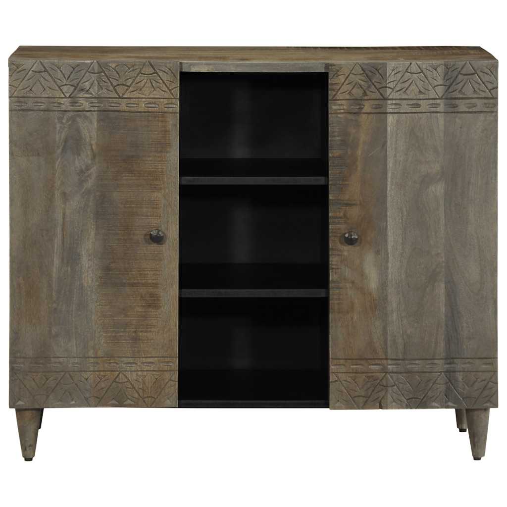 vidaXL Credenza 90x33x75 cm in Legno Massello di Mango
