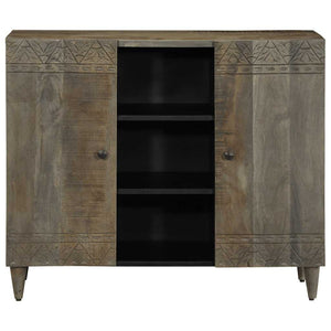 vidaXL Credenza 90x33x75 cm in Legno Massello di Mango