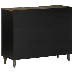 vidaXL Credenza 90x33x75 cm in Legno Massello di Mango