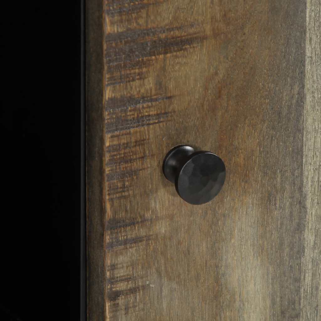 vidaXL Credenza 90x33x75 cm in Legno Massello di Mango