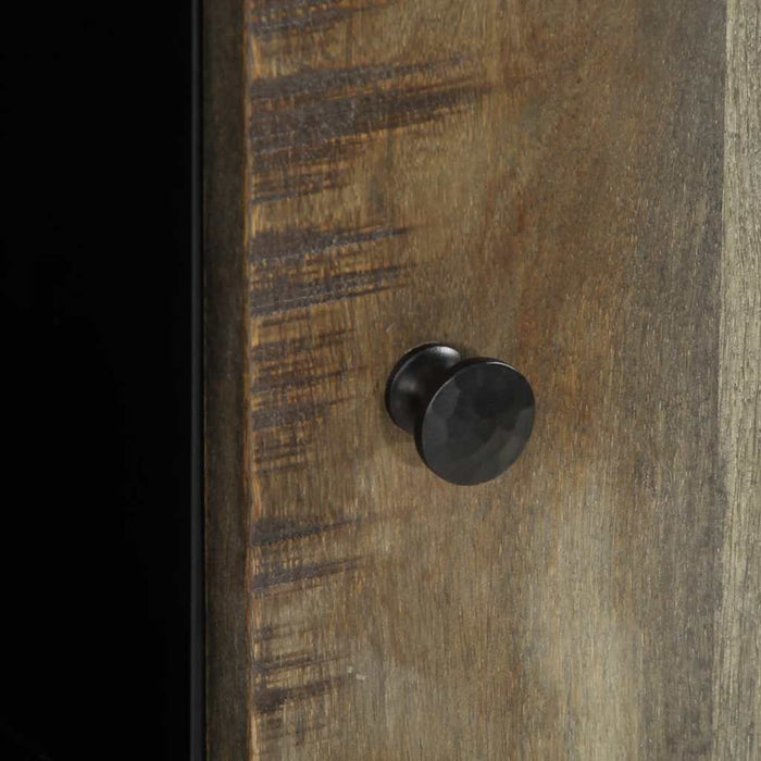 vidaXL Credenza 90x33x75 cm in Legno Massello di Mango