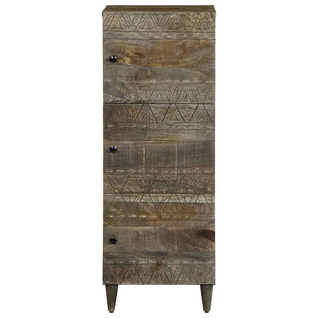 vidaXL Credenza 40x33x110 cm in Legno Massello di Mango