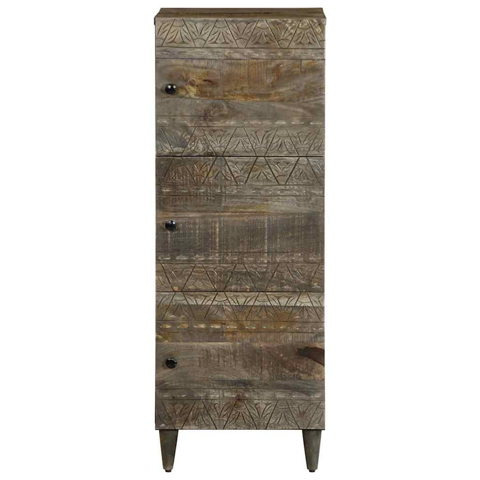vidaXL Credenza 40x33x110 cm in Legno Massello di Mango