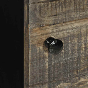 vidaXL Credenza 40x33x110 cm in Legno Massello di Mango