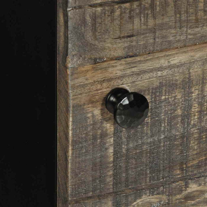 vidaXL Credenza 40x33x110 cm in Legno Massello di Mango