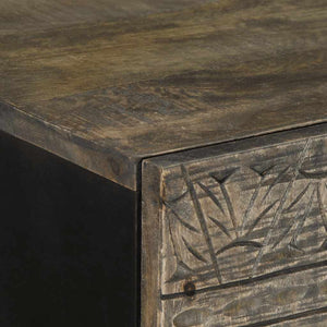 Credenza-Buffet-Armadio da cucina 60x33x100 cm in Legno Massello di Mango