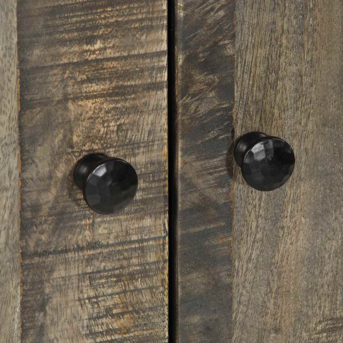 vidaXL Credenza 60x33x100 cm in Legno Massello di Mango