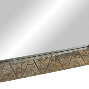 Specchio da Bagno 50x2,5x70 cm in Legno Massello di Mango 4017823