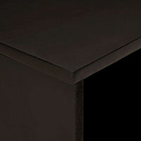 vidaXL Tavolino da salotto Nero e Oro 80 x 50 x 40 cm