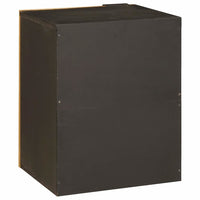 vidaXL Mobile da Bagno con lo scaffale Nero e Oro 38 x 33 x 48 cm