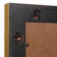 Specchio da bagno con specchio Nero e Oro 50 x 2.5 x 70 cm 4017859