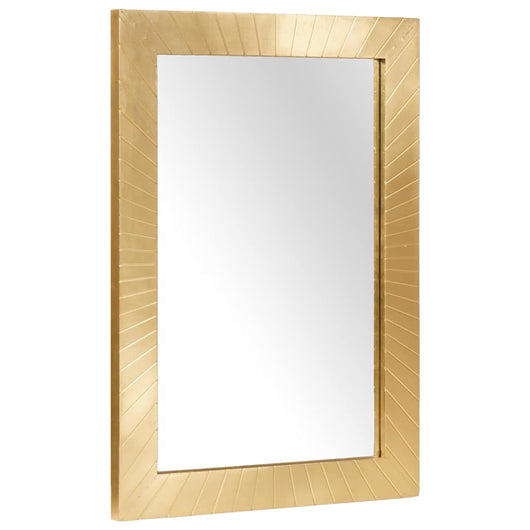 Specchio da bagno con specchio Nero e Oro 50 x 2.5 x 70 cm 4017859