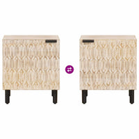 Armadio da Notte Bianco 40 x 33,5 x 46 cm 4017860