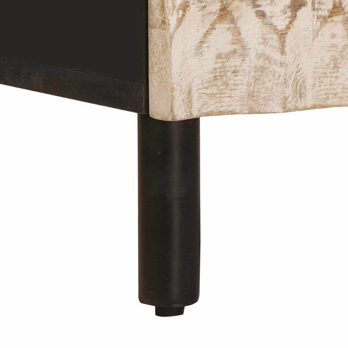 Armadio da Notte con cassetto Bianco 40 x 33,5 x 46 cm 4017862