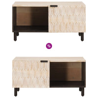 Tavolino da salotto Bianco 80 x 50 x 40 cm 4017868