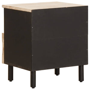 Armadio da Notte con cassetto 2 pcs Bianco 40 x 33 x 46 cm 4017871