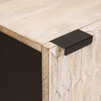 Mobile da Bagno Bianco 38 x 33 x 58 cm Legno di mango massello 4017885