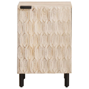 Mobile da Bagno Bianco 38 x 33 x 58 cm Legno di mango massello 4017885