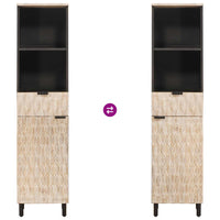 Mobile da Bagno Bianco 38 x 33 x 160 cm Legno di mango massello 4017886