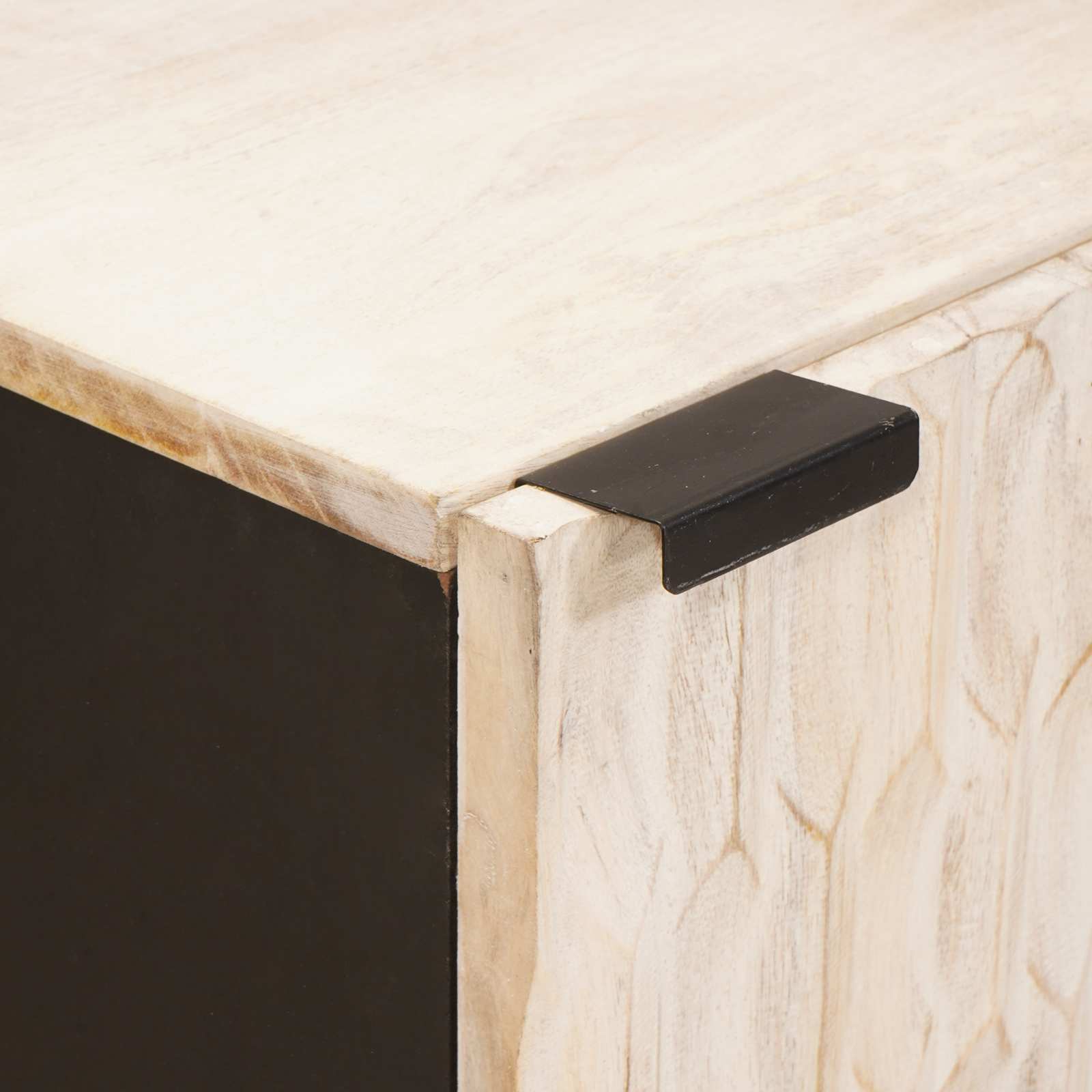 Credenza con porta Finitura Bianco Lavato 40 x 33,5 x 75 cm 4017888