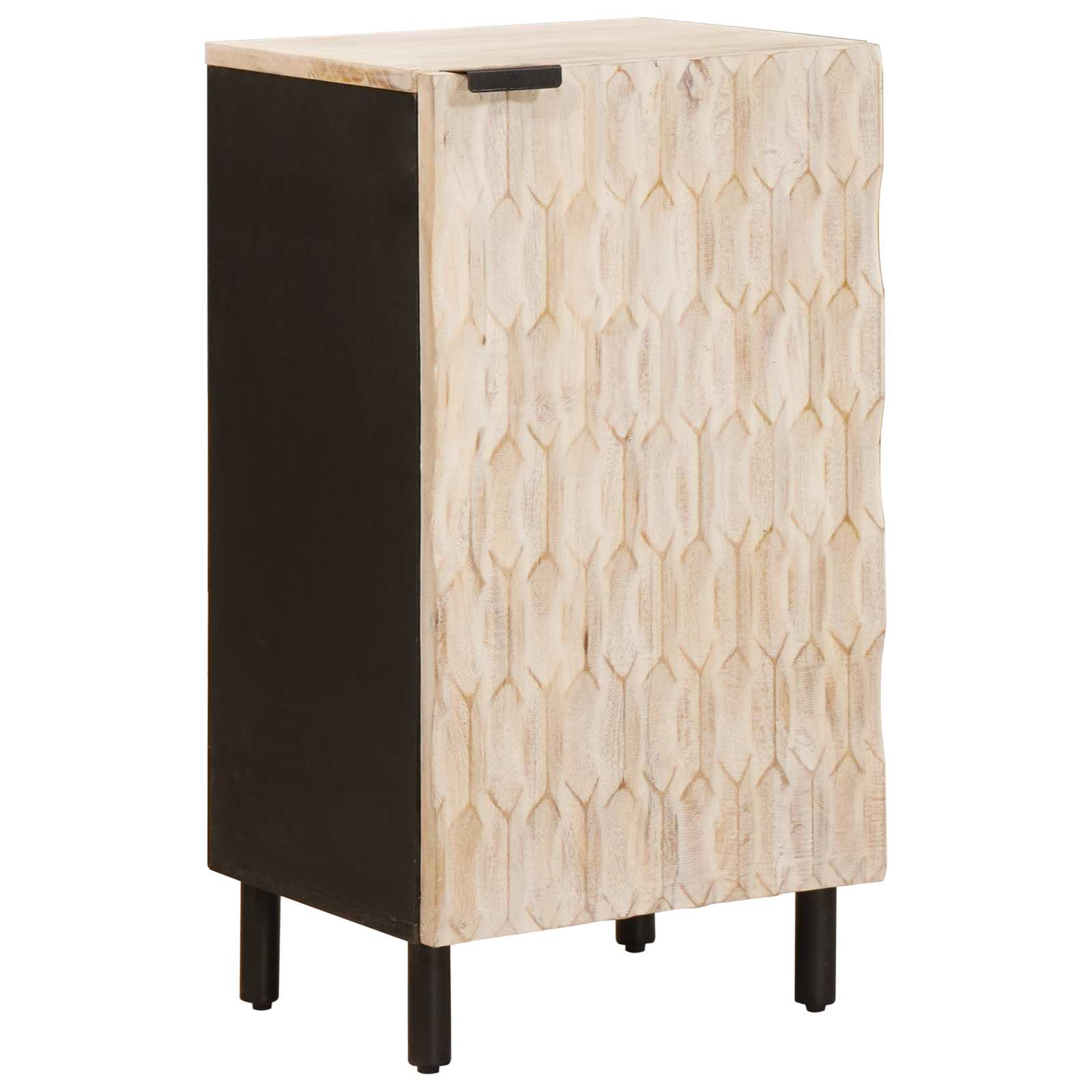 Credenza con porta Finitura Bianco Lavato 40 x 33,5 x 75 cm 4017888