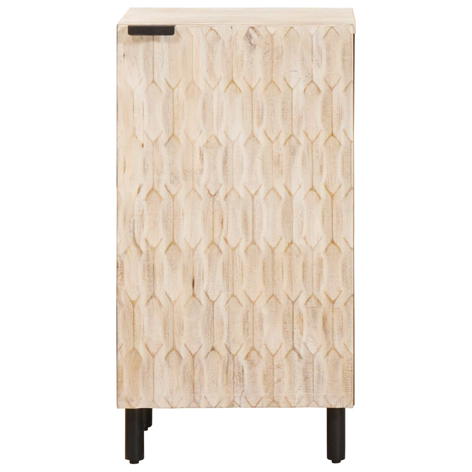 Credenza con porta Finitura Bianco Lavato 40 x 33,5 x 75 cm 4017888