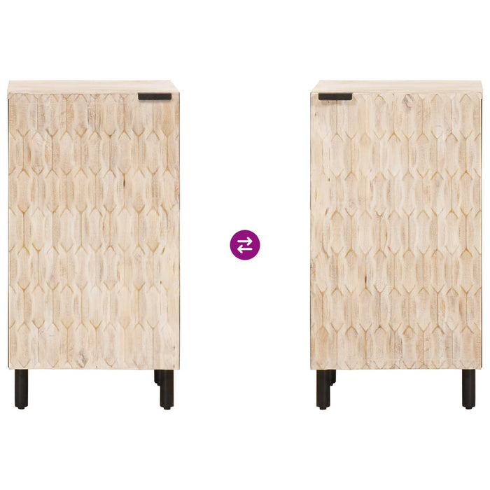 Credenza con porta Finitura Bianco Lavato 40 x 33,5 x 75 cm 4017888