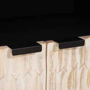 Credenza con porta Finitura Bianco Lavato 60 x 33,5 x 75 cm 4017889