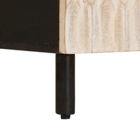 Credenza con porta Finitura Bianco Lavato 60 x 33,5 x 75 cm 4017889