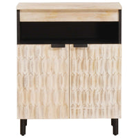 Credenza con porta Finitura Bianco Lavato 60 x 33,5 x 75 cm 4017889