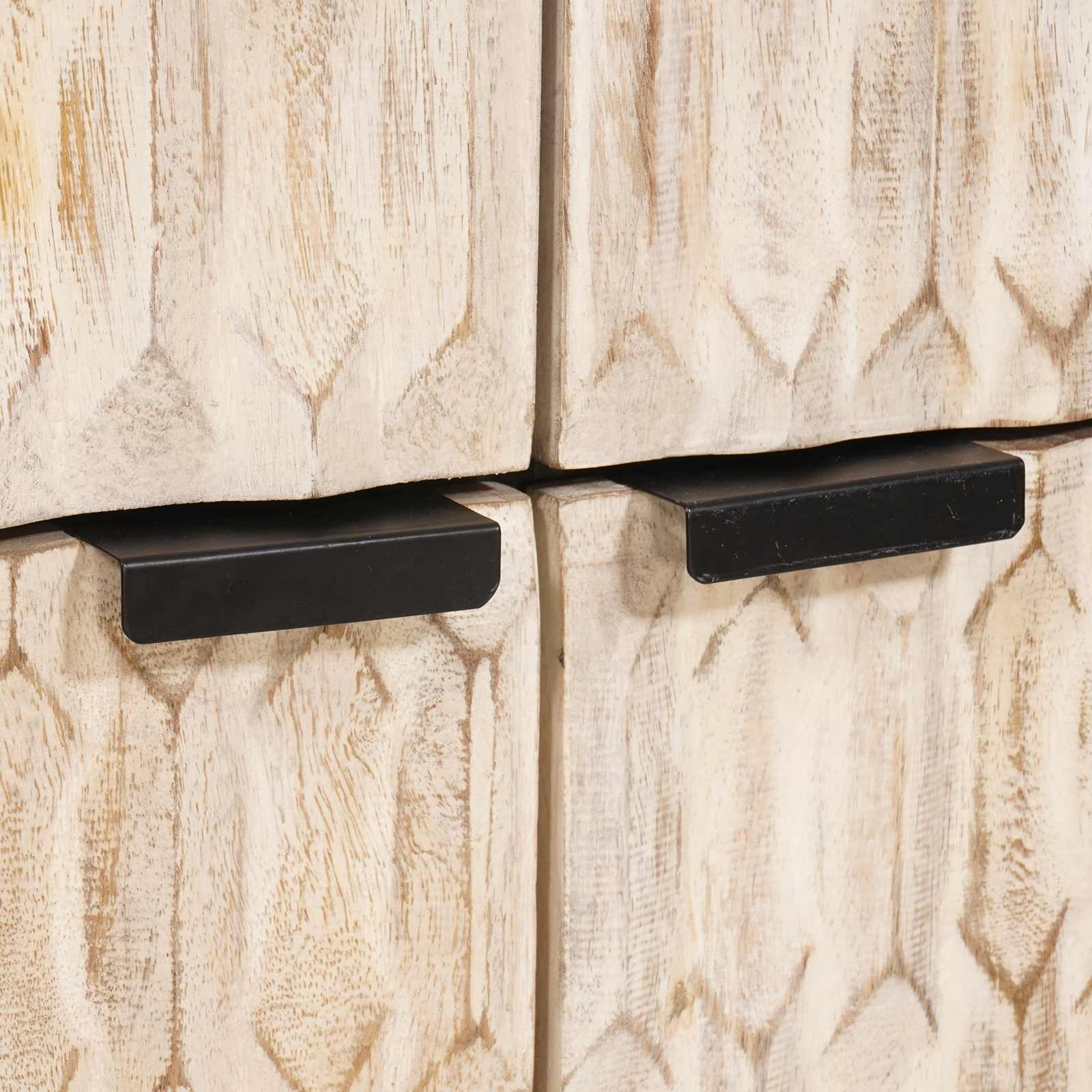 Credenza con porta Finitura Bianco Lavato 60 x 33,5 x 75 cm 4017890