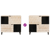 Credenza con porta Finitura Bianco Lavato 80 x 33,5 x 75 cm 4017891