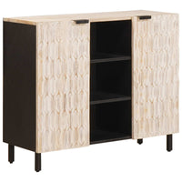 Credenza con porta Finitura Bianco Lavato 90 x 33,5 x 75 cm 4017892