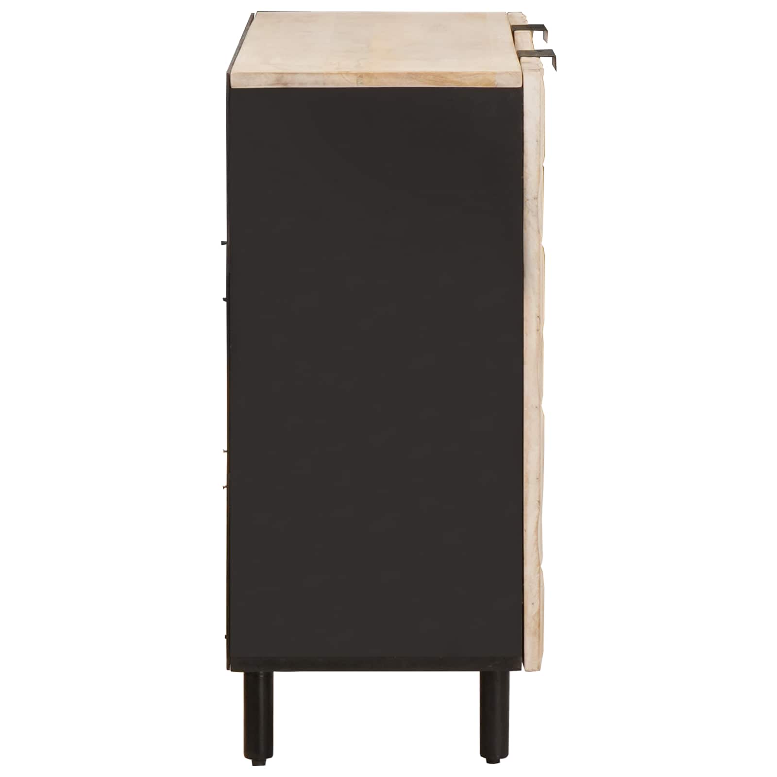 Credenza con porta Finitura Bianco Lavato 90 x 33,5 x 75 cm 4017892